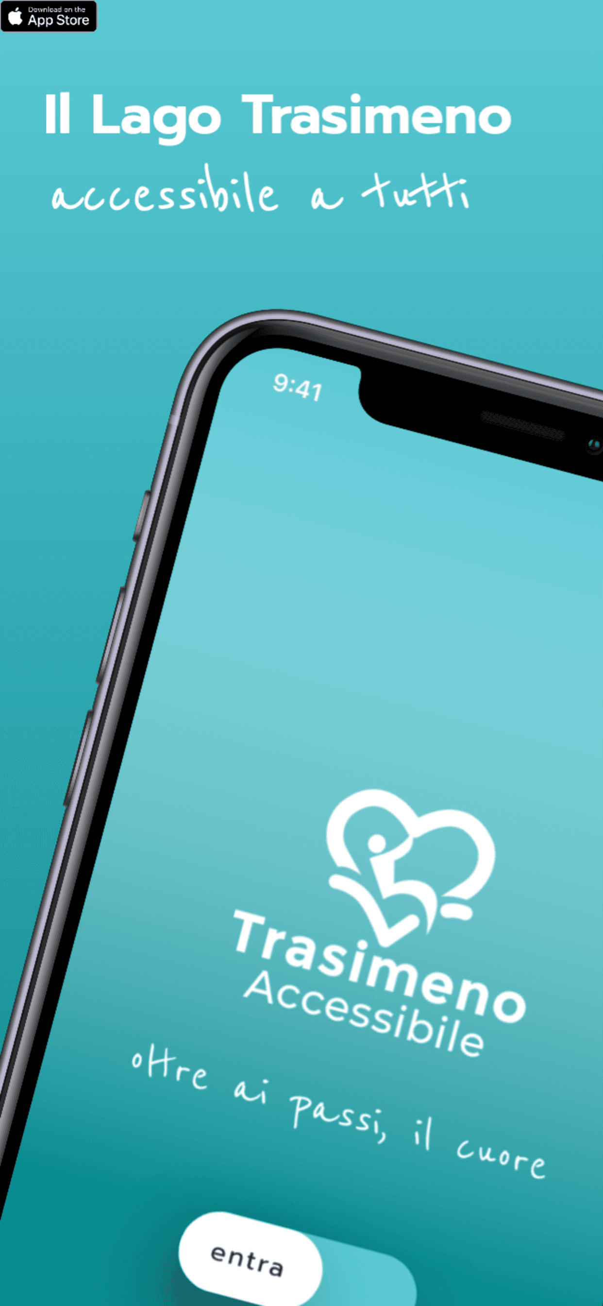 Schermata dell'app Trasimeno Accessibile 1