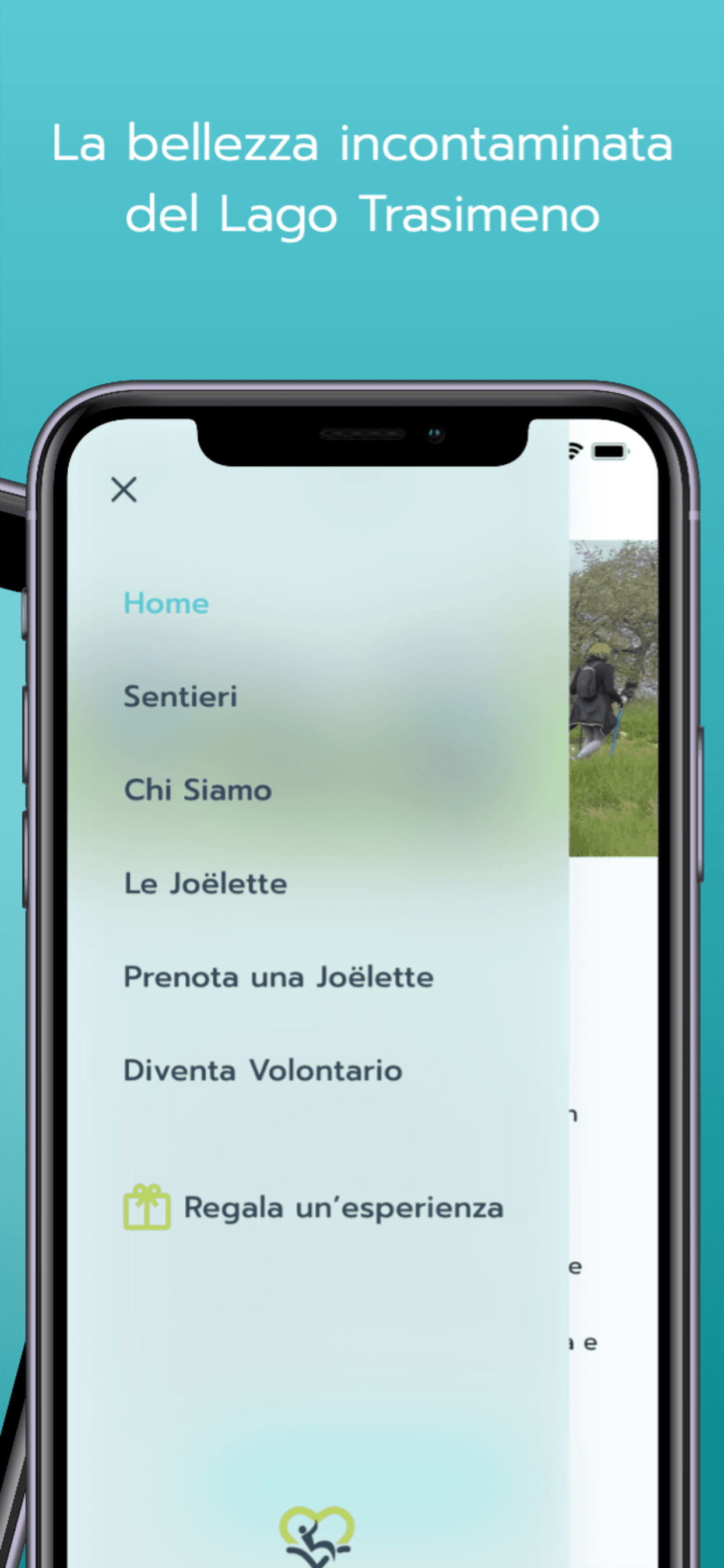 Schermata dell'app Trasimeno Accessibile 2