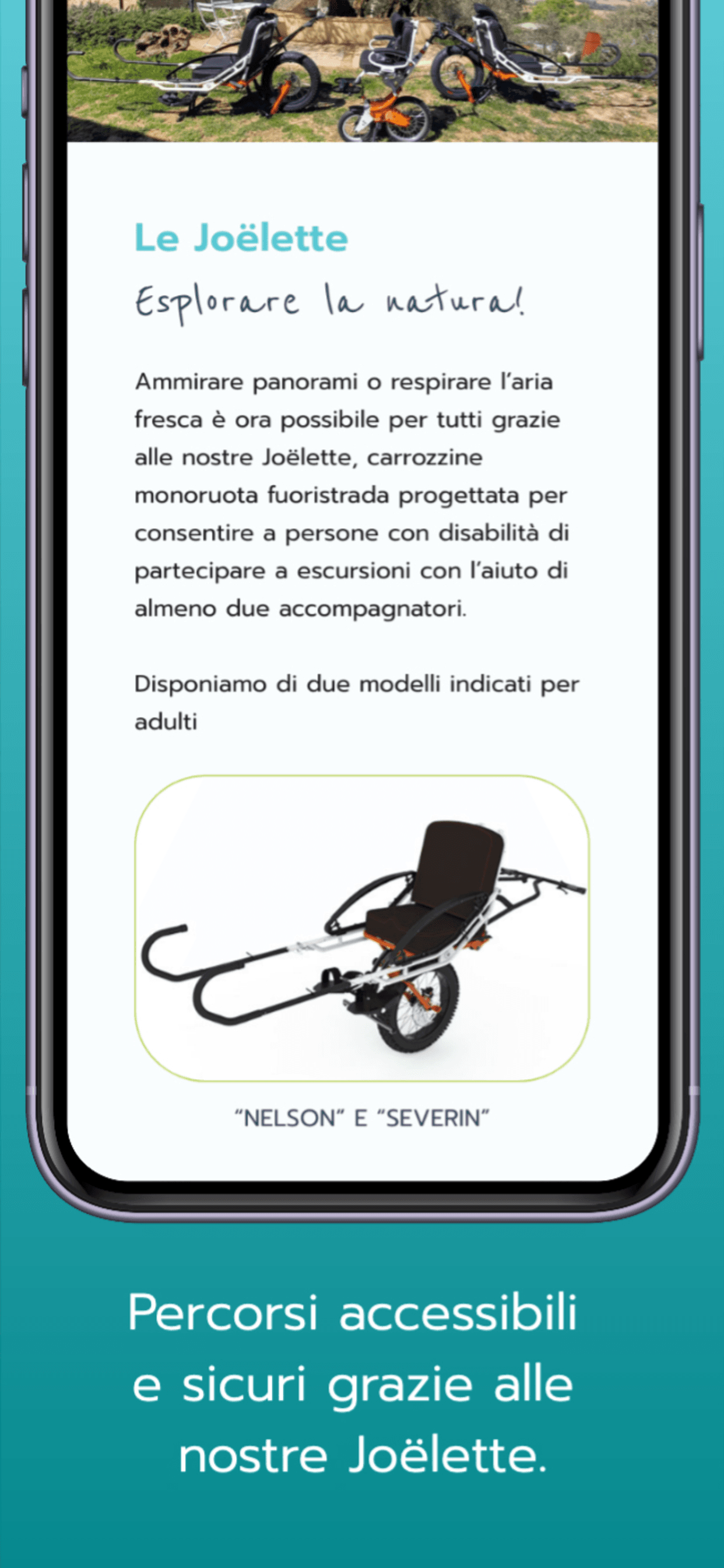 Schermata dell'app Trasimeno Accessibile 3