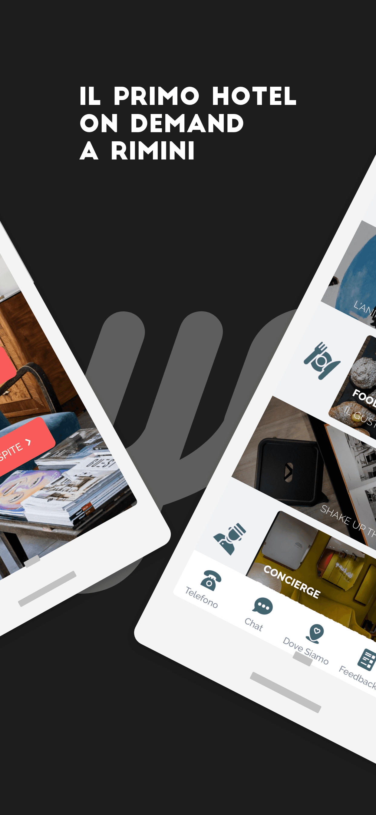 Schermata dell'app Up Hotel 2