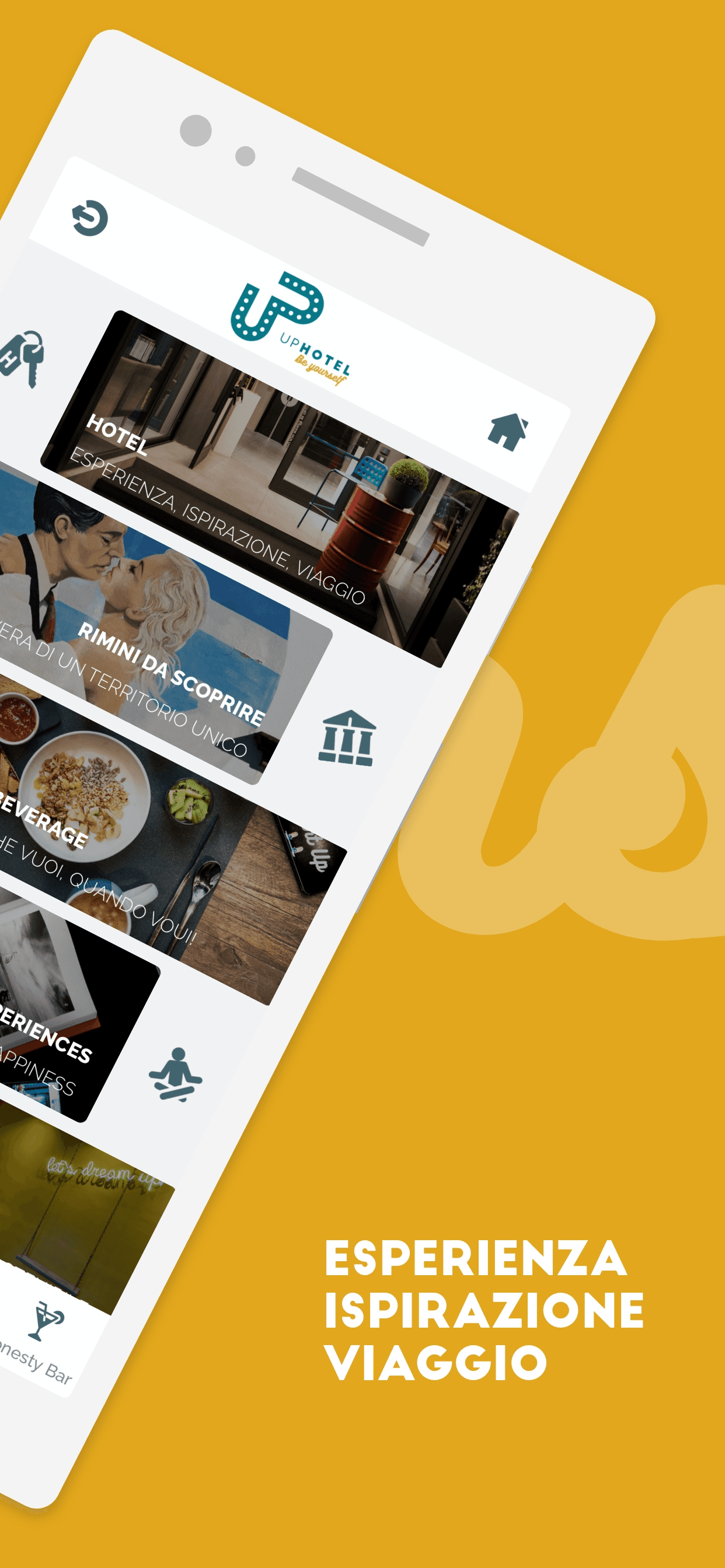 Schermata dell'app Up Hotel 3
