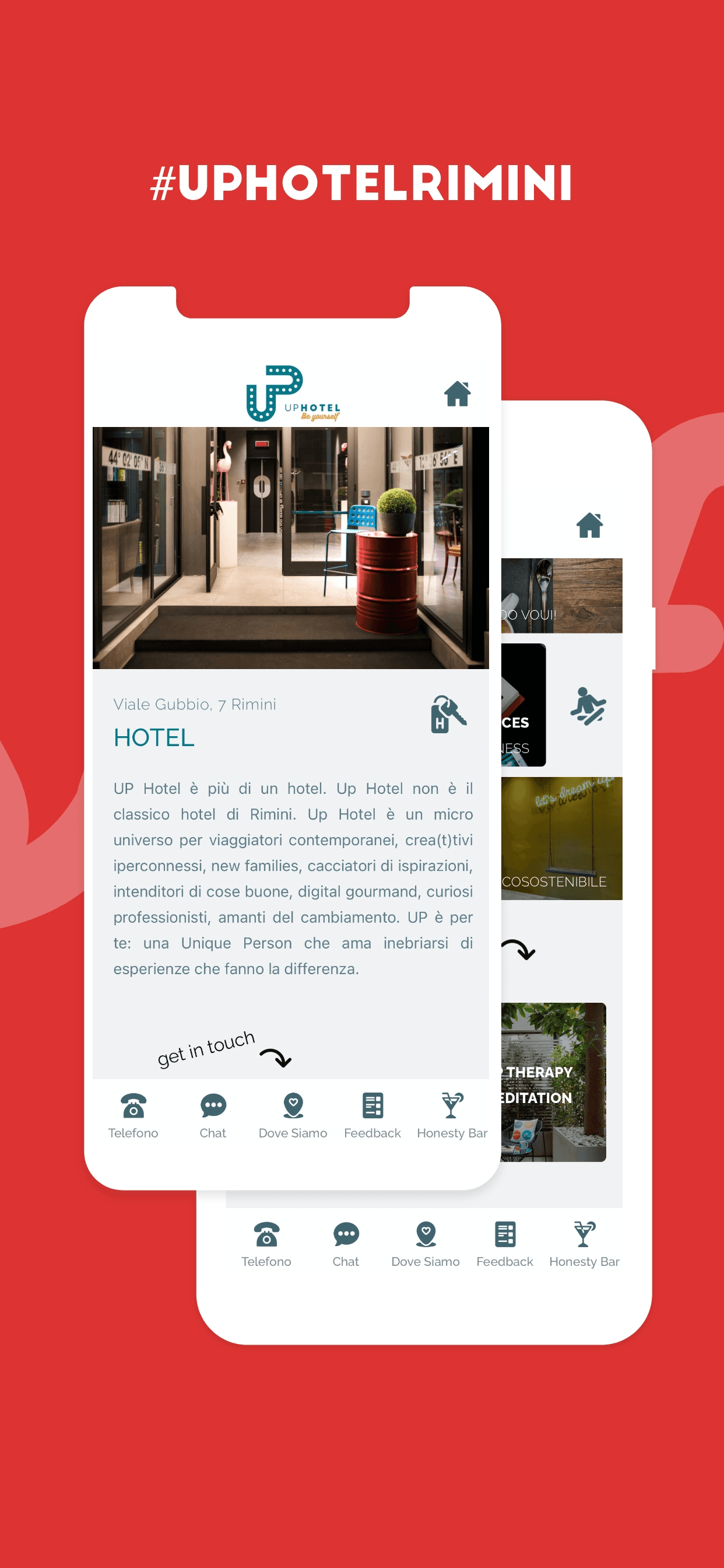 Schermata dell'app Up Hotel 4